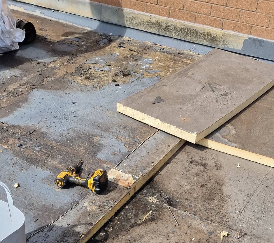Leaking flat roof in Dundee